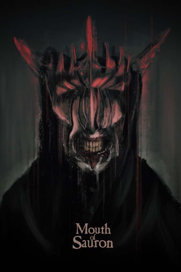 Plakat, Władca Pierścieni Usta Saurona, 70x100 cm