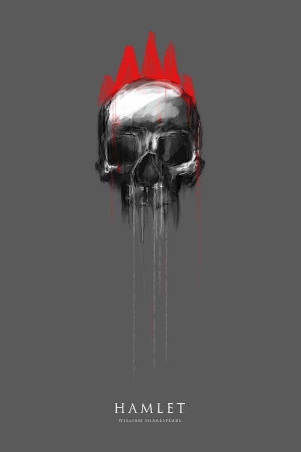 Plakat, Hamlet William Szekspir, 30x40 cm