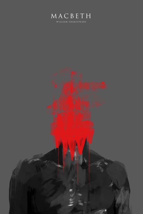 Plakat, Makbet William Szekspir, 61x91,5 cm
