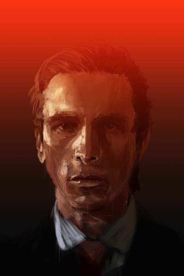 Plakat, Christian Bale, 40x50 cm