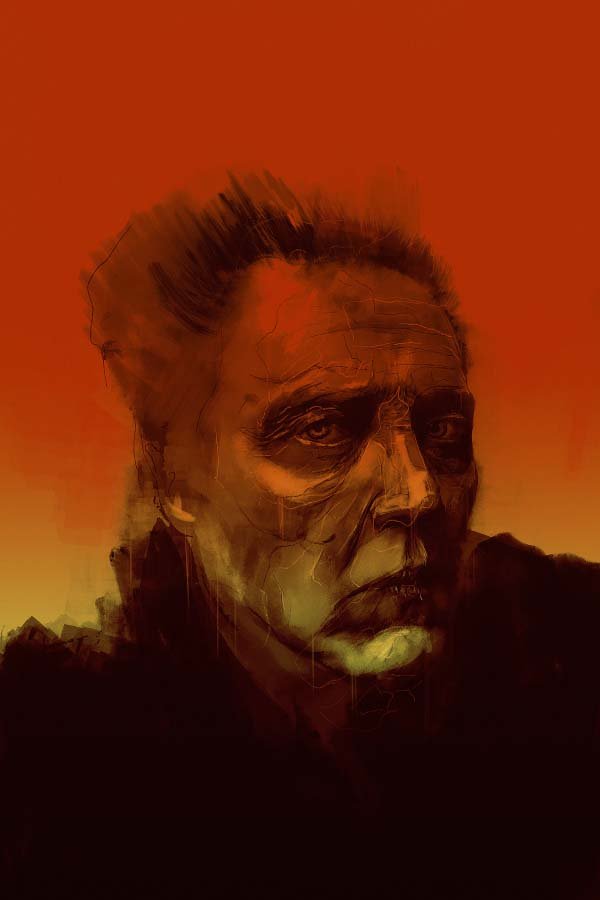 Plakat, Christopher Walken, 20x30 cm