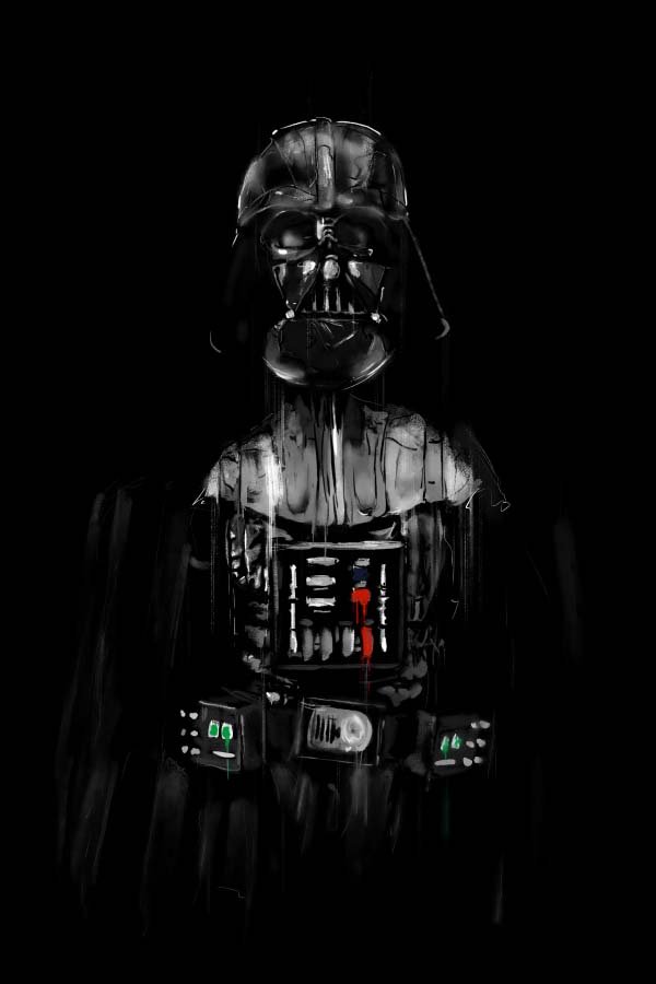 Plakat, Gwiezdne Wojny Star Wars Darth Vader, 30x40 cm