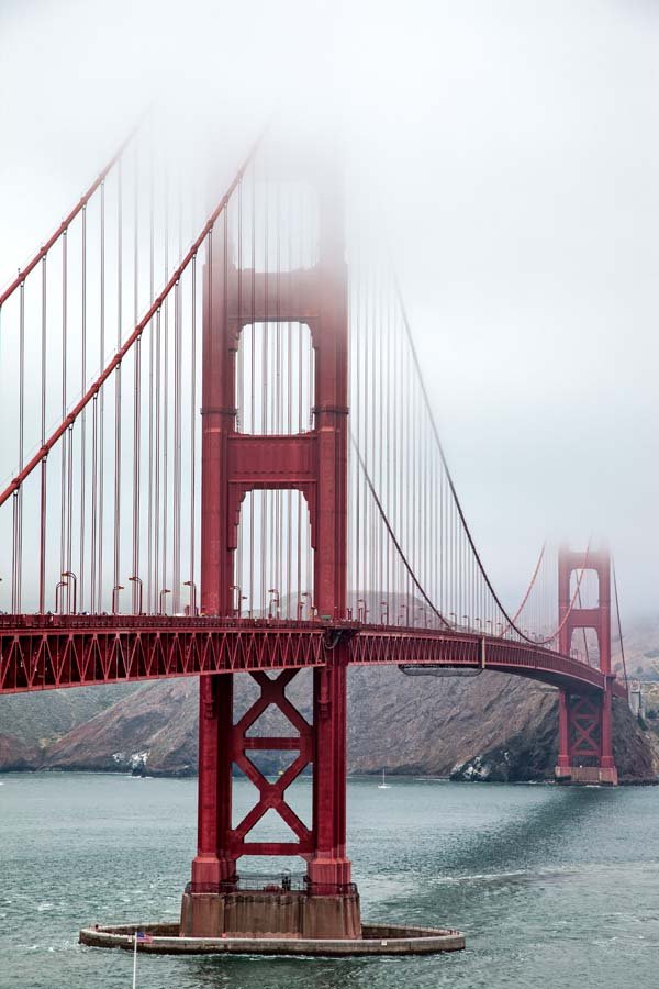 Plakat, San Francisco Golden Gate, 21x29,7 cm