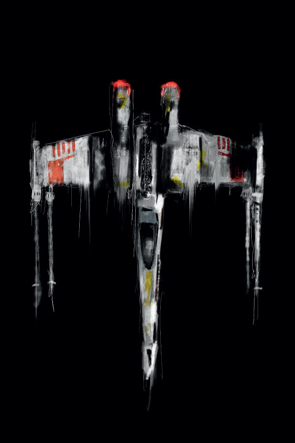 Plakat, Star Wars Gwiezdne Wojny X-Wing Fighter, 21x29,7 cm
