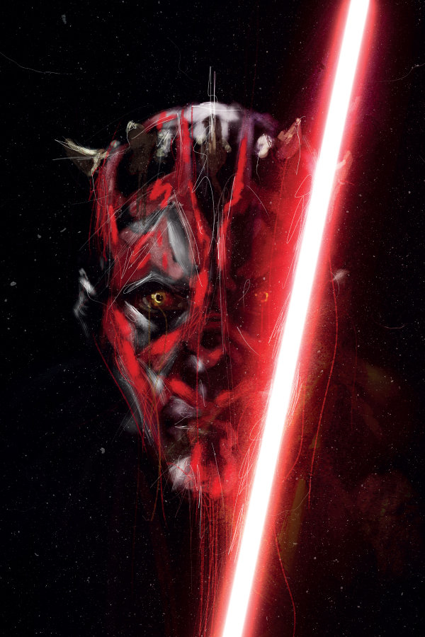 Plakat, Star Wars Gwiezdne Wojny Darth Maul, 40x50 cm