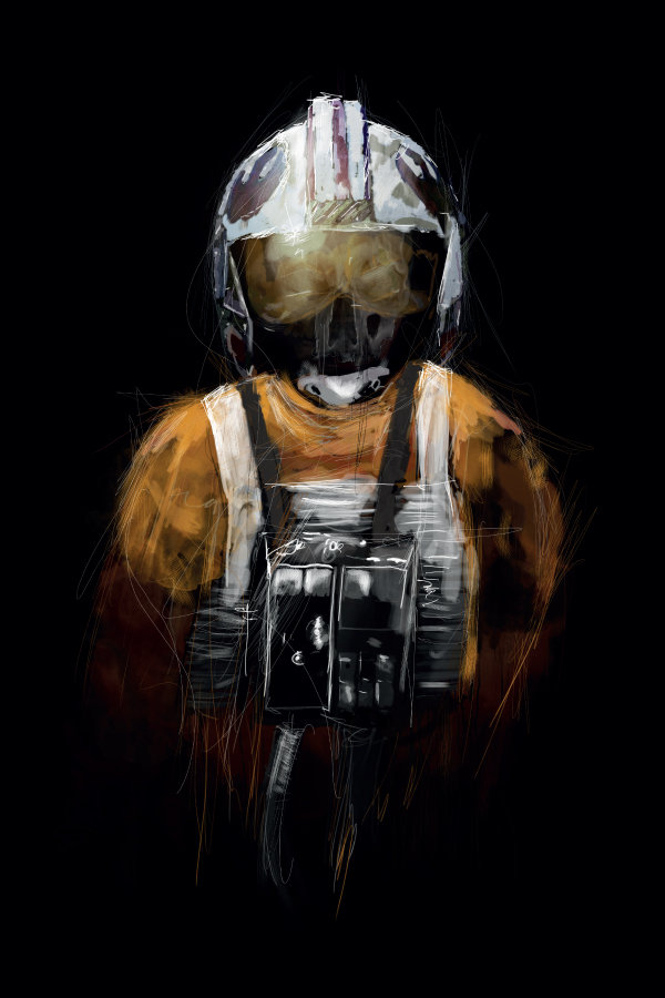 Plakat, Star Wars Gwiezdne Wojny Rebel Pilot, 40x50 cm