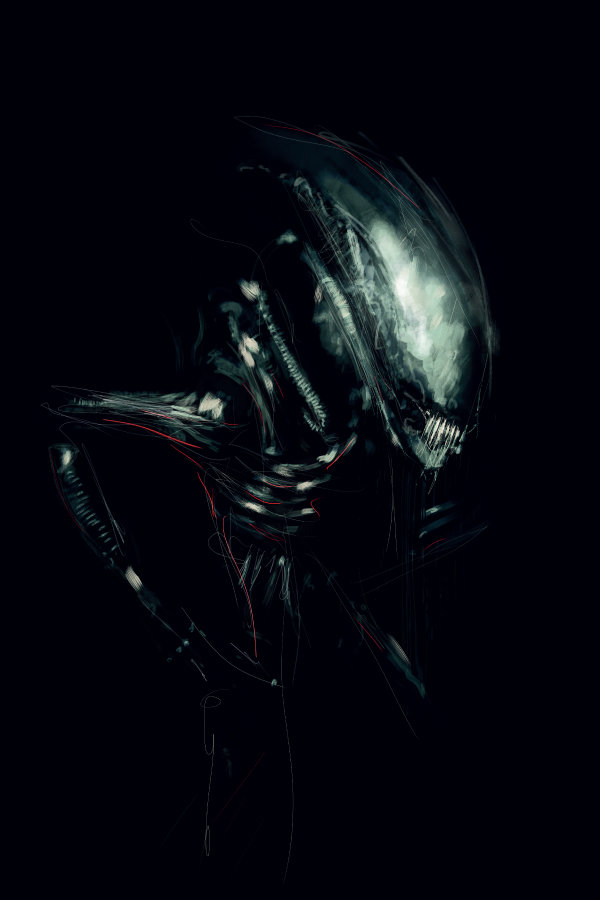 Plakat, Obcy Ksenomorf, 59,4x84,1 cm