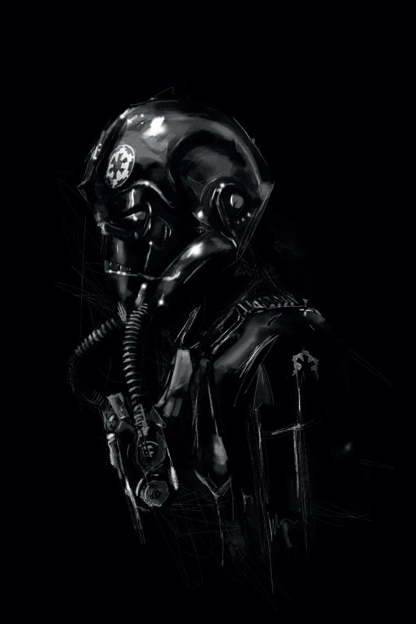 Plakat, Star Wars Gwiezdne Wojny TIE pilot, 50x70 cm