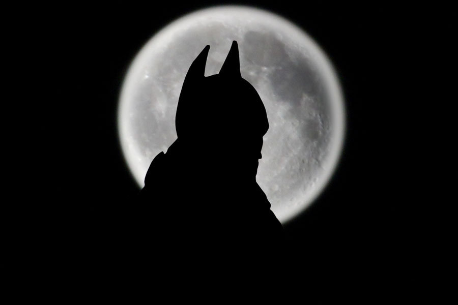 Plakat, Batman Moon, 59,4x42 cm
