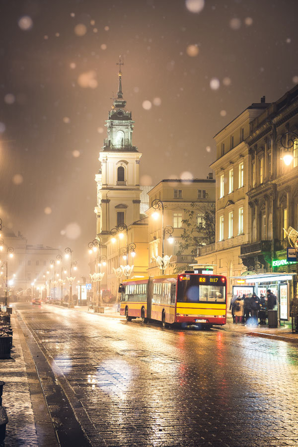 Plakat, Warszawa Krakowskie Przedmieście, 70x100 cm