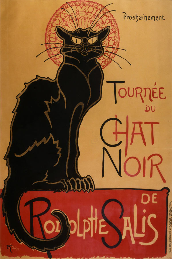 Plakat, Kot buntownik - Chat Noir, 40x60 cm