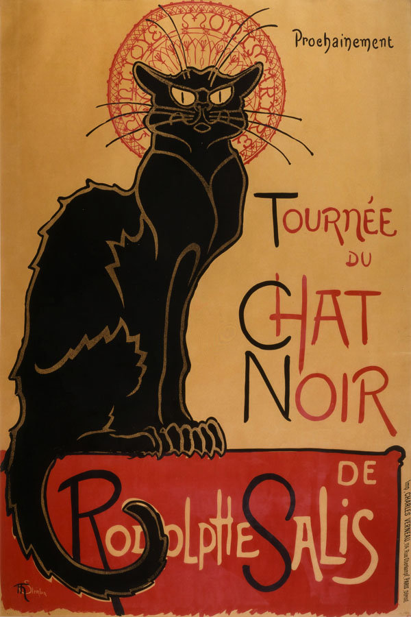 Plakat, Kot buntownik - Chat Noir, 42x59,4 cm