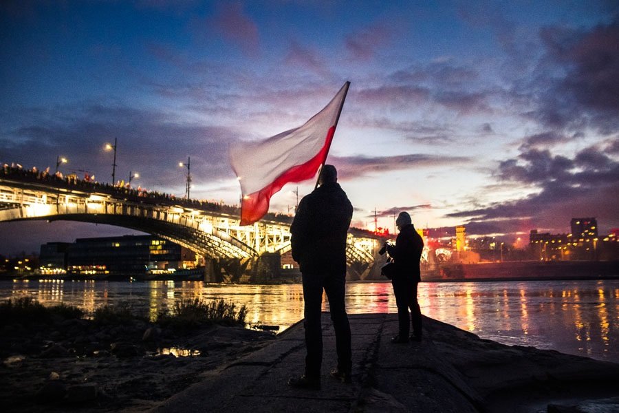 Plakat, Warszawa 11 listopada, 100x70 cm
