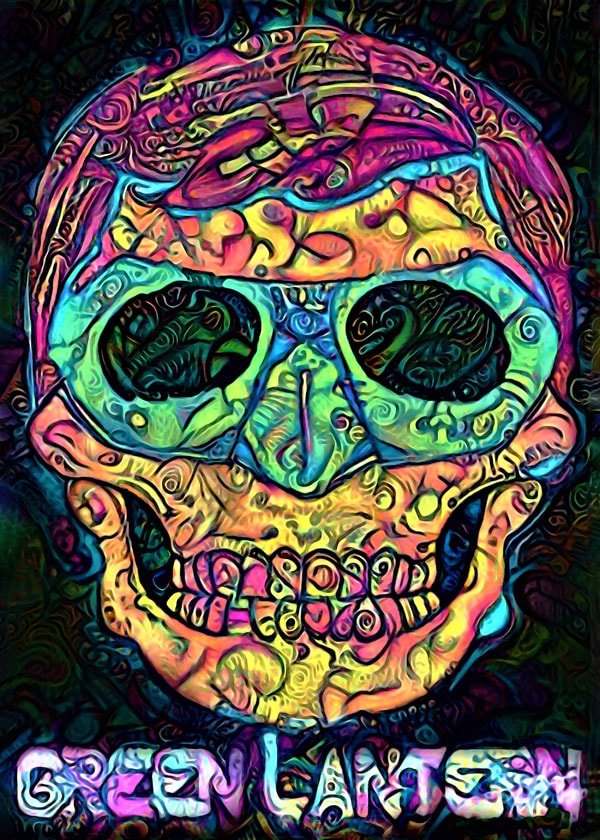 Plakat, PsychoSkulls, Green Lantern, DC Comics, 50x70 cm
