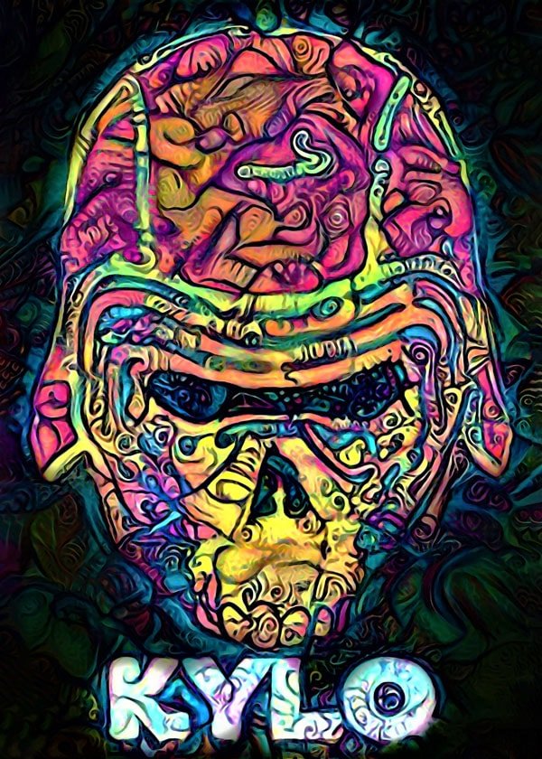 Plakat, PsychoSkulls, Kylo Ren, Star Wars Gwiezdne Wojny, 40x60 cm