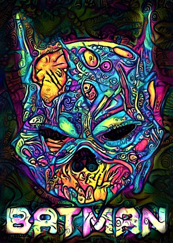 Plakat, PsychoSkulls, Batman, DC Comics, 20x30 cm