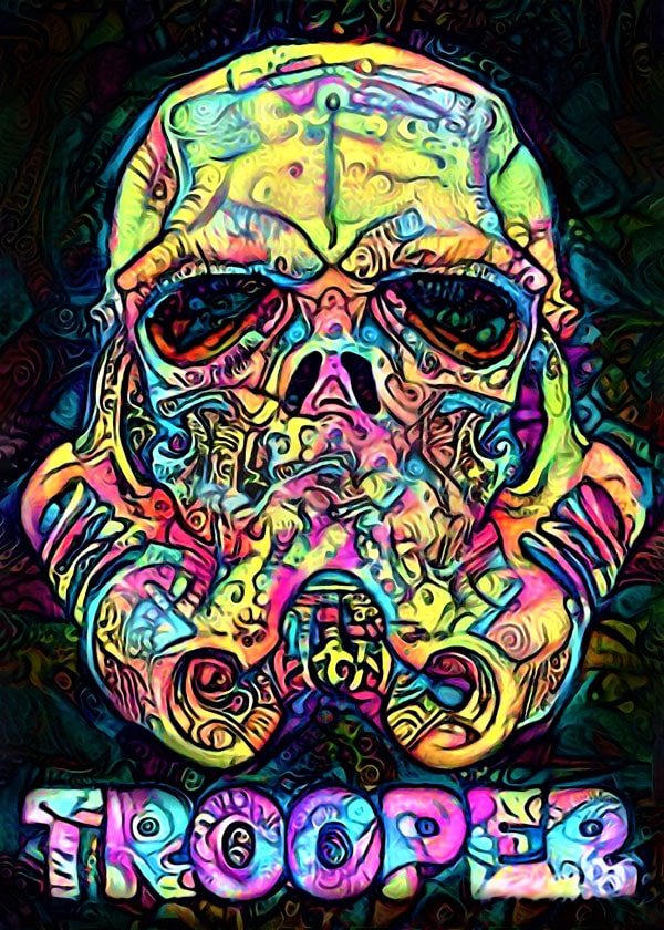 Plakat, PsychoSkulls, Stormtrooper, Star Wars Gwiezdne Wojny, 59,4x84,1 cm
