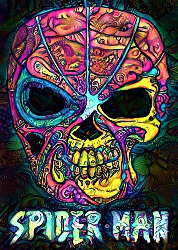 Plakat, PsychoSkulls, Spider-Man, Marvel, 20x30 cm