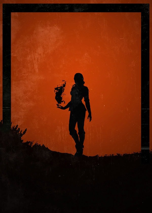 Plakat, Dawn of Heroes - Triss Merigold, Wiedźmin, 50x70 cm