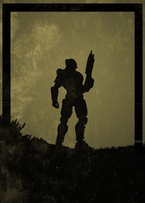Plakat, Dawn of Heroes - Masterchief, Halo, 70x100 cm