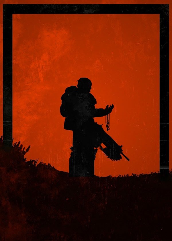 Plakat, Dawn of Heroes - Marcus Fenix, Gears of War, 40x50 cm