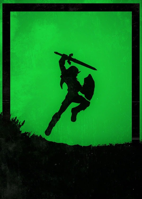 Plakat, Dawn of Heroes - Link, The Legend of Zelda, 30x40 cm