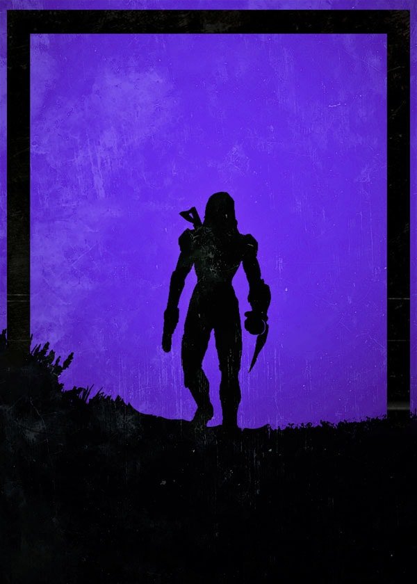 Plakat, Dawn of Heroes - Jane Shepard, Mass Effect, 50x70 cm