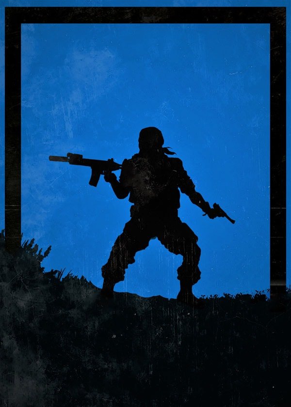 Plakat, Dawn of Heroes - Big Boss, Metal Gear, 50x70 cm