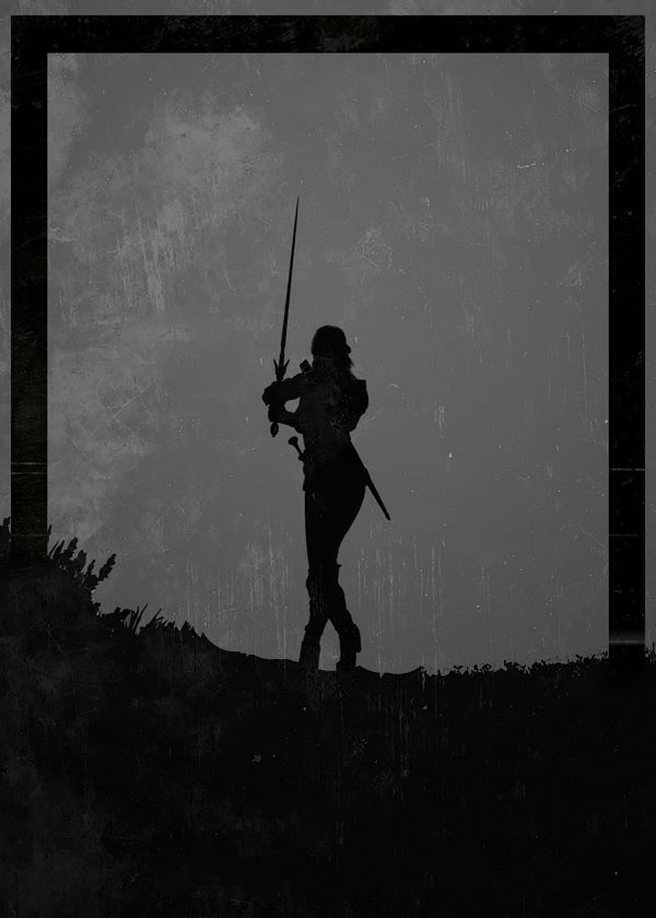 Plakat, Dawn of Heroes - Ciri, Wiedźmin, 40x50 cm
