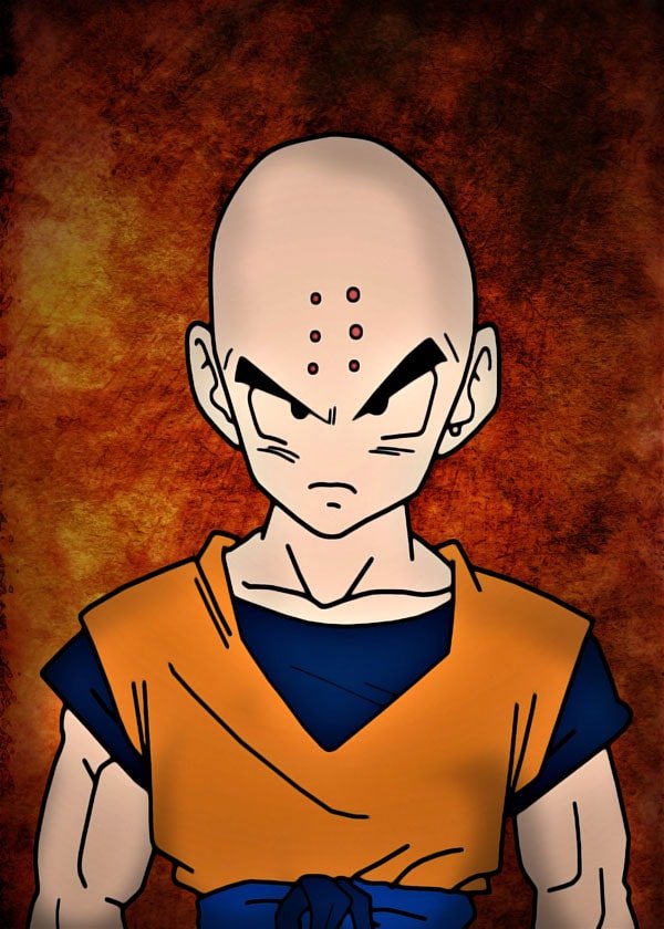 Plakat, Dragon Ball - Krilin, 70x100 cm