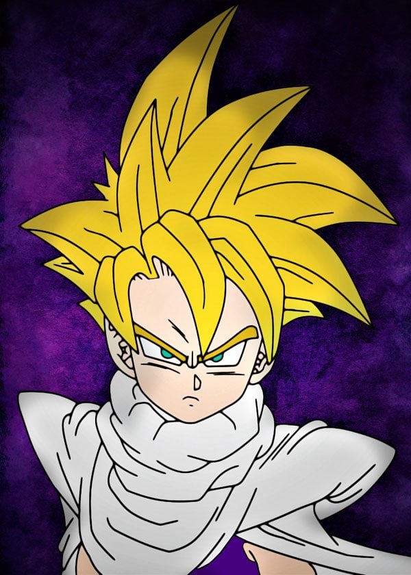 Plakat, Dragon Ball - Gohan, 30x40 cm
