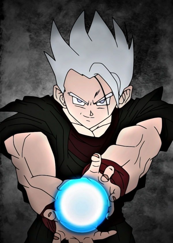 Plakat, Dragon Ball - Gohan White, 40x50 cm