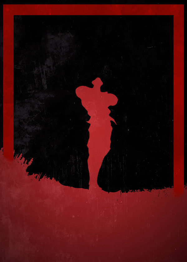 Dusk of Villains - M. Bison, Street Fighter - plakat 50x70 cm