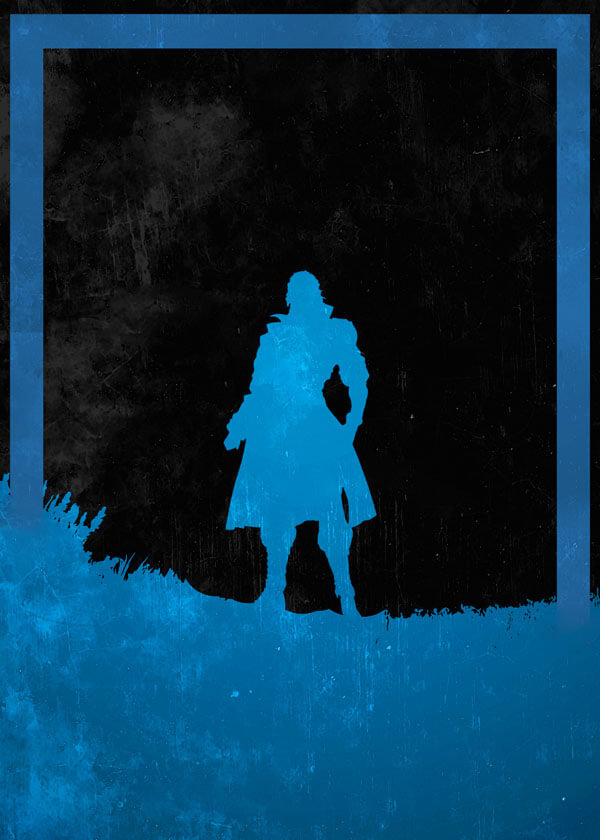 Dusk of Villains - Liquid Snake, Metal Gear - plakat 50x70 cm