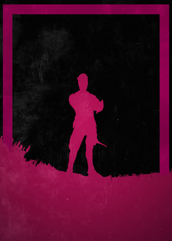 Dusk of Villains - Handsome Jack, Borderlands - plakat 50x70 cm