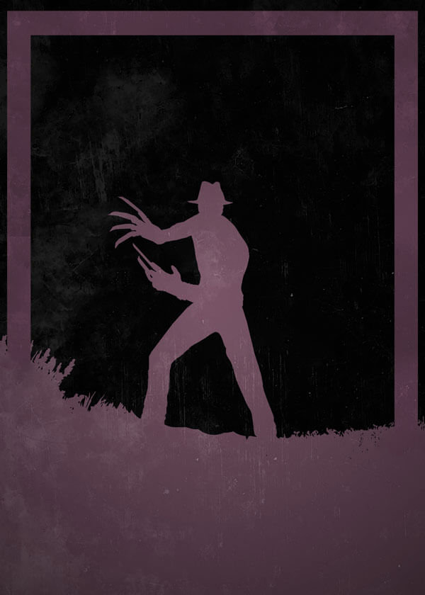 Dusk of Villains - Freddy Krueger, A Nightmare on Elm Street - plakat 50x70 cm