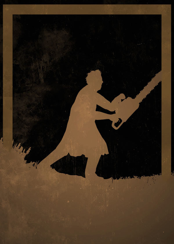 Dusk of Villains - Leatherface, The Texas Chainsaw Massacre - plakat 50x70 cm