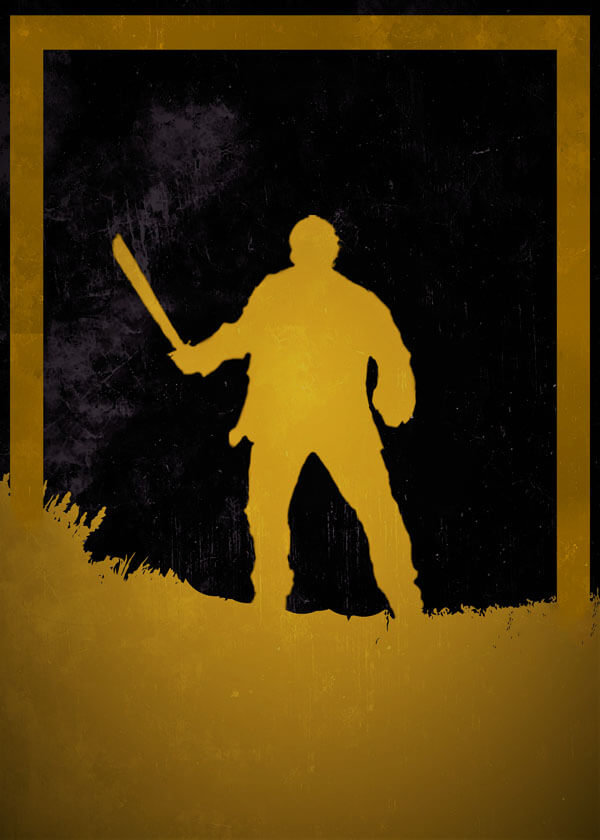 Dusk of Villains - Jason Voorhees, Friday the 13th - plakat 50x70 cm