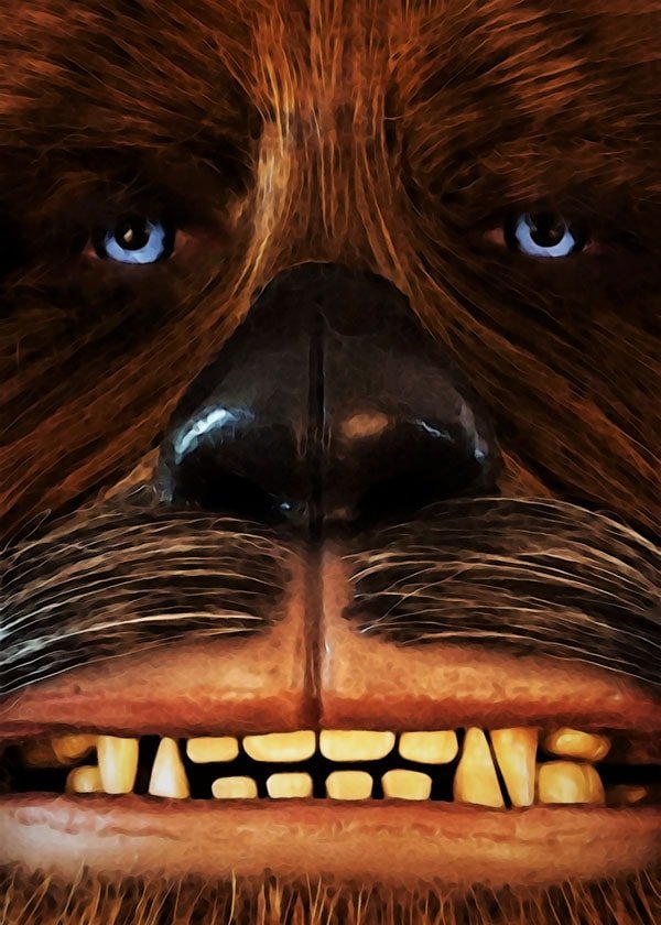 Face It! Star Wars Gwiezdne Wojny - Chewbacca - plakat 60x80 cm