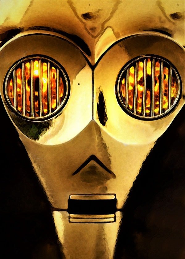 Face It! Star Wars Gwiezdne Wojny - C-3PO - plakat 30x40 cm