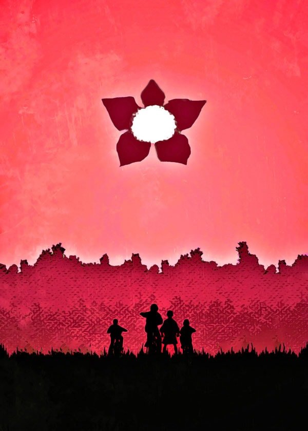 Plakat, Stranger Things Vintage Poster, 30x40 cm