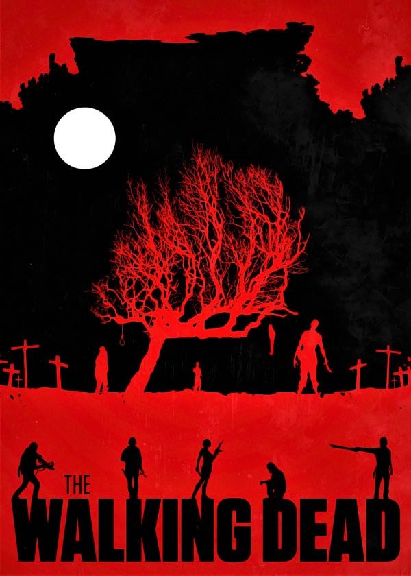 Plakat, The Walking Dead Vintage Poster v2, 50x70 cm