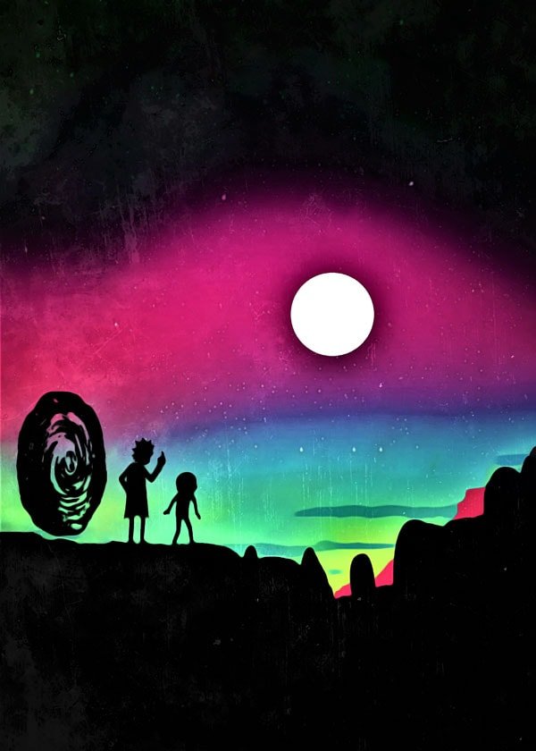 Plakat, Rick and Morty Vintage Poster, 59,4x84,1 cm