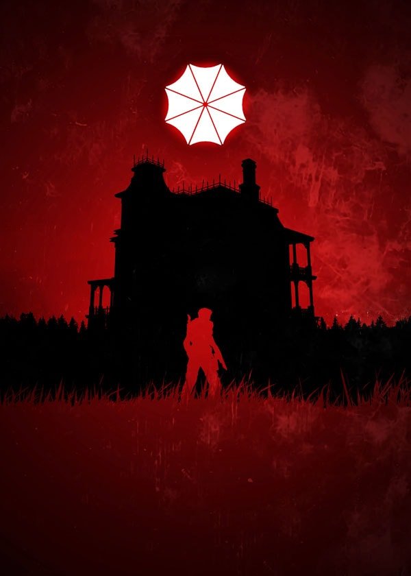 Plakat, Resident Evil Vintage Poster, 21x29,7 cm