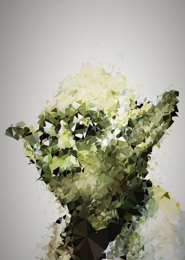 Plakat, POLYamory - Yoda, Gwiezdne Wojny Star Wars, 40x60 cm