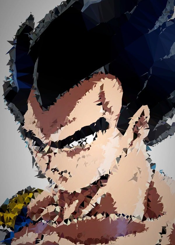 Plakat, POLYamory - Vegeta, Dragon Ball, 20x30 cm