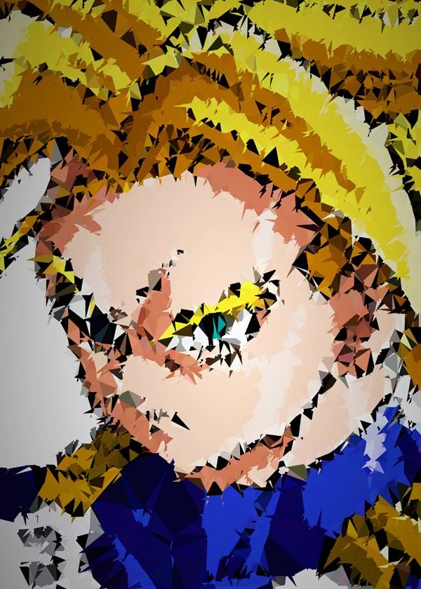 Plakat, POLYamory - Trunks, Dragon Ball, 50x70 cm