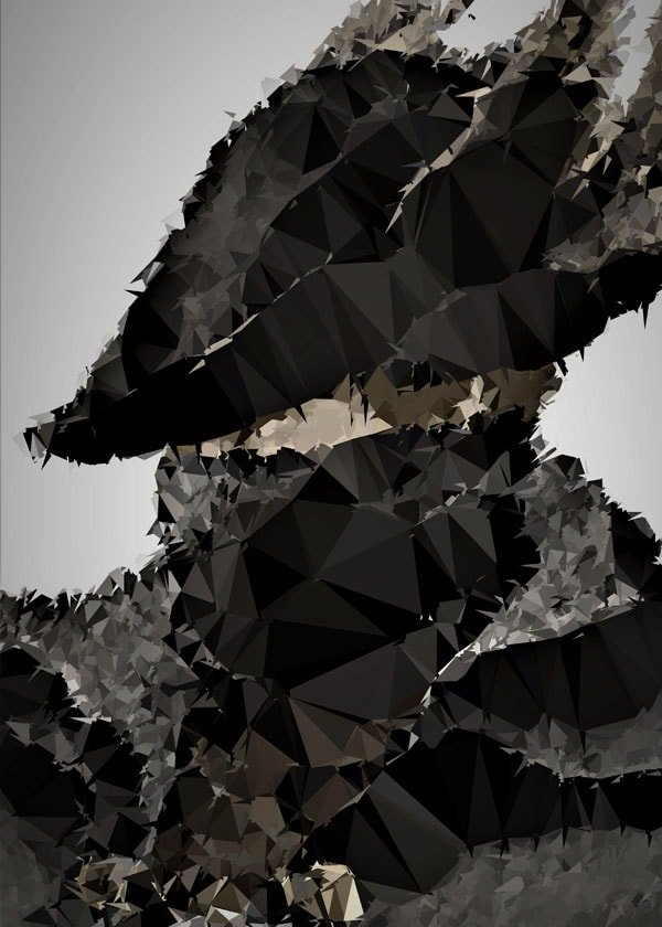 Plakat, POLYamory - The Hunter, Bloodborne, 50x70 cm