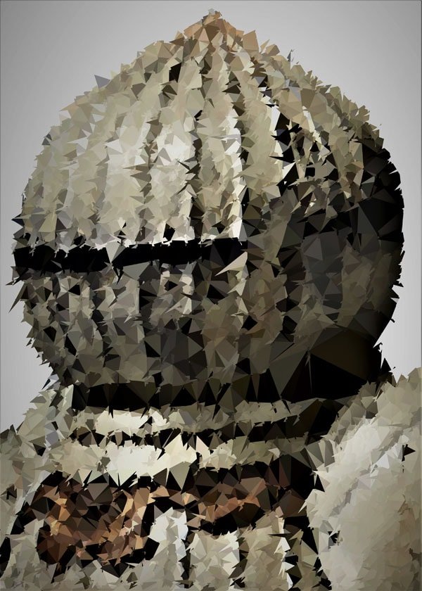 Plakat, POLYamory - Siegmeyer, Dark Souls, 40x50 cm