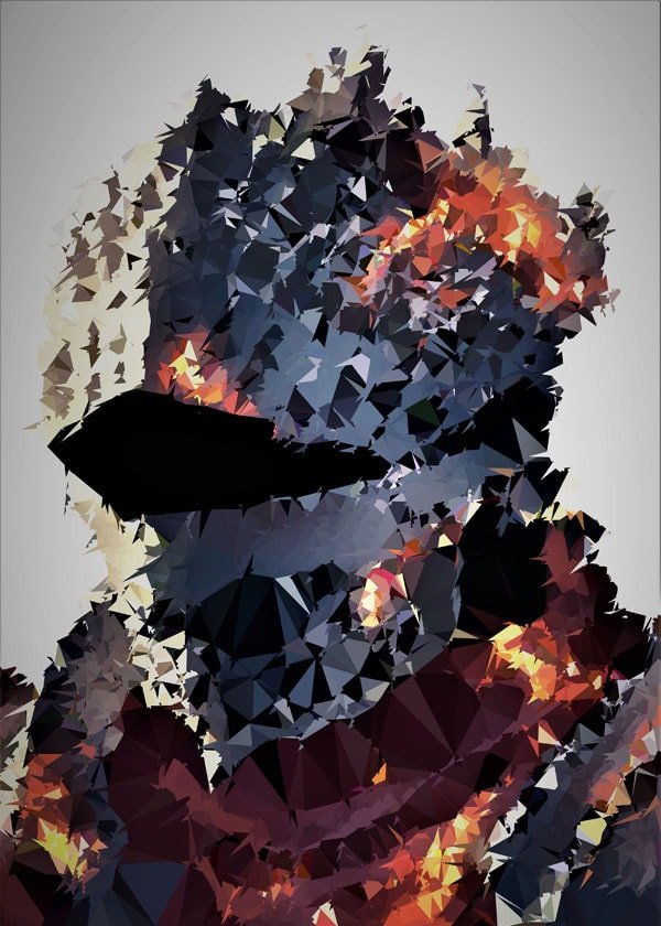 Plakat, POLYamory - Soul of Cinder, Dark Souls, 30x40 cm